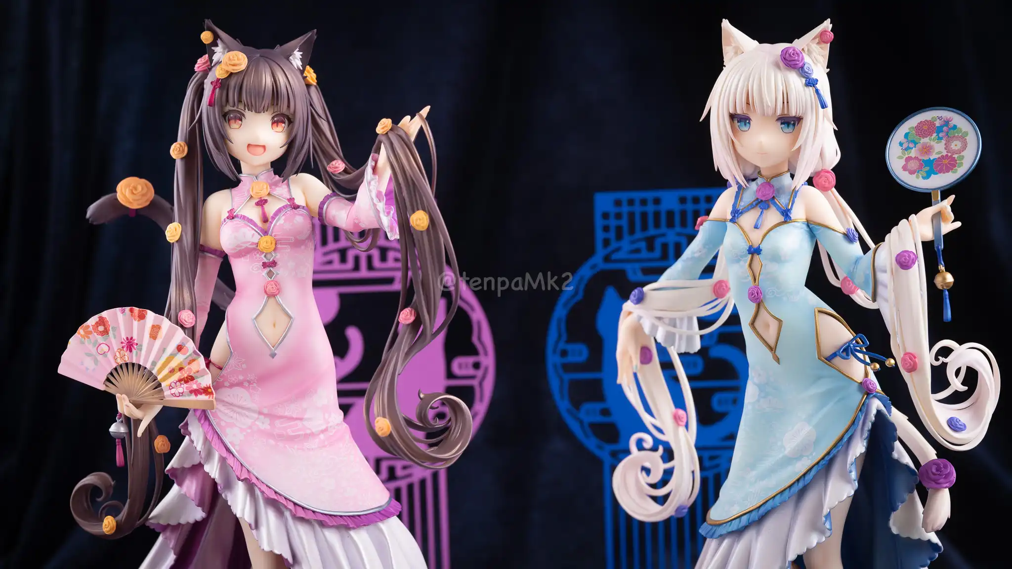 Landscape sample of Nekopara figures